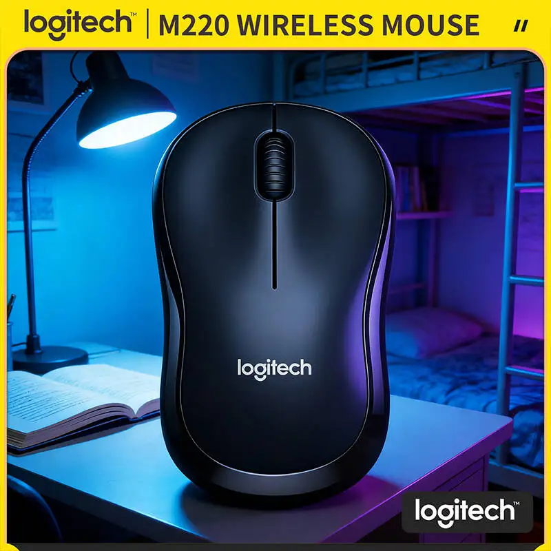 Беспроводная мышь Logitech M220 Quiet, 3 кнопки, 2,4 ГГц, USB-подключение, 18 месяцев автономной работы, радиус действия 10 м, для офиса и дома, повседневный инструмент
Беспроводная мышь Logitech M220 Quiet, 3 кнопки, 2,4 ГГц, USB-подключение, 18 месяцев автономной работы, радиус действия 10 м, для офиса и дома, повседневный инструмент