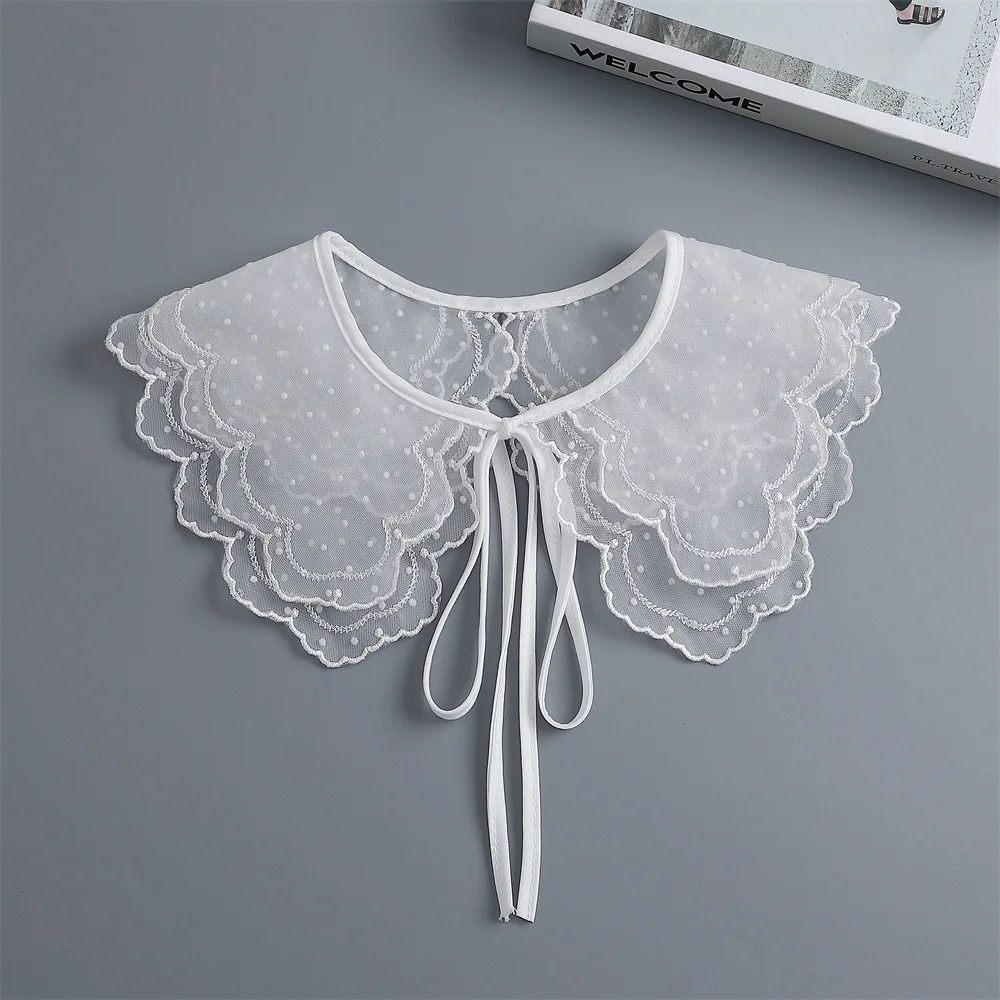 New Women White Fake Collar Vintage Detachable Shirt Collar Autumn Blouse Sweater False Collar Lapel Top Neckwear Ties
New Women White Fake Collar Vintage Detachable Shirt Collar Autumn Blouse Sweater False Collar Lapel Top Neckwear Ties