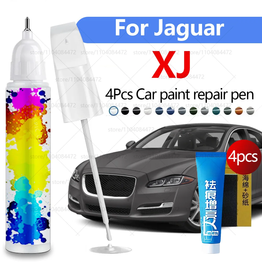 Ручка для ремонта автомобильной краски для Jaguar XJ 2003-2025 годы, аксессуары для ремонта царапин, 4 шт., черный, белый, красный, синий, зеленый
Ручка для ремонта автомобильной краски для Jaguar XJ 2003-2025 годы, аксессуары для ремонта царапин, 4 шт., черный, белый, красный, синий, зеленый