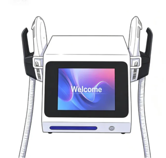 Mecavie Professional 6500W Hi-EMT Dual-Handle EMS Machine for Body Sculpting Non-Invasive Fat Burning And Muscle Building for Home And Salon Use
Mecavie Professional 6500W Hi-EMT Dual-Handle EMS Machine for Body Sculpting Non-Invasive Fat Burning And Muscle Building for Home And Salon Use