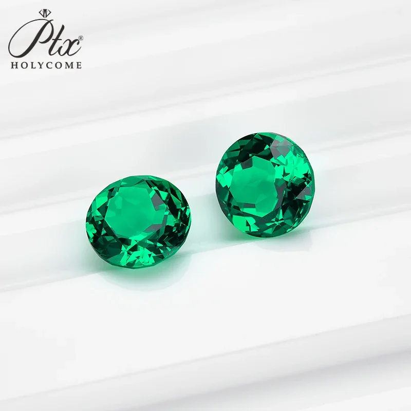 Lab Grown Colombia Emerald Round Shape Green Color Gemstone For Diy Jewelry Pendants Making Material Selectable AGL Certificate
Lab Grown Colombia Emerald Round Shape Green Color Gemstone For Diy Jewelry Pendants Making Material Selectable AGL Certificate