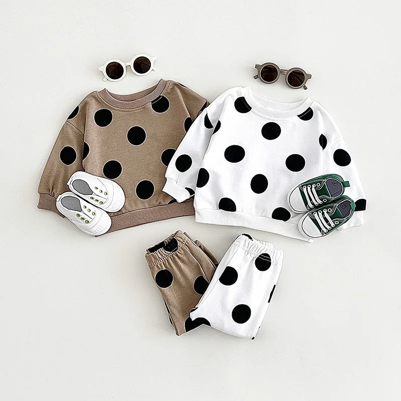 MILANCEL New Spring Baby Clothes Set Toddler Cute Dots Two Piece Hoodie Suit Infant Girls Loose Leisure Outfit
MILANCEL New Spring Baby Clothes Set Toddler Cute Dots Two Piece Hoodie Suit Infant Girls Loose Leisure Outfit