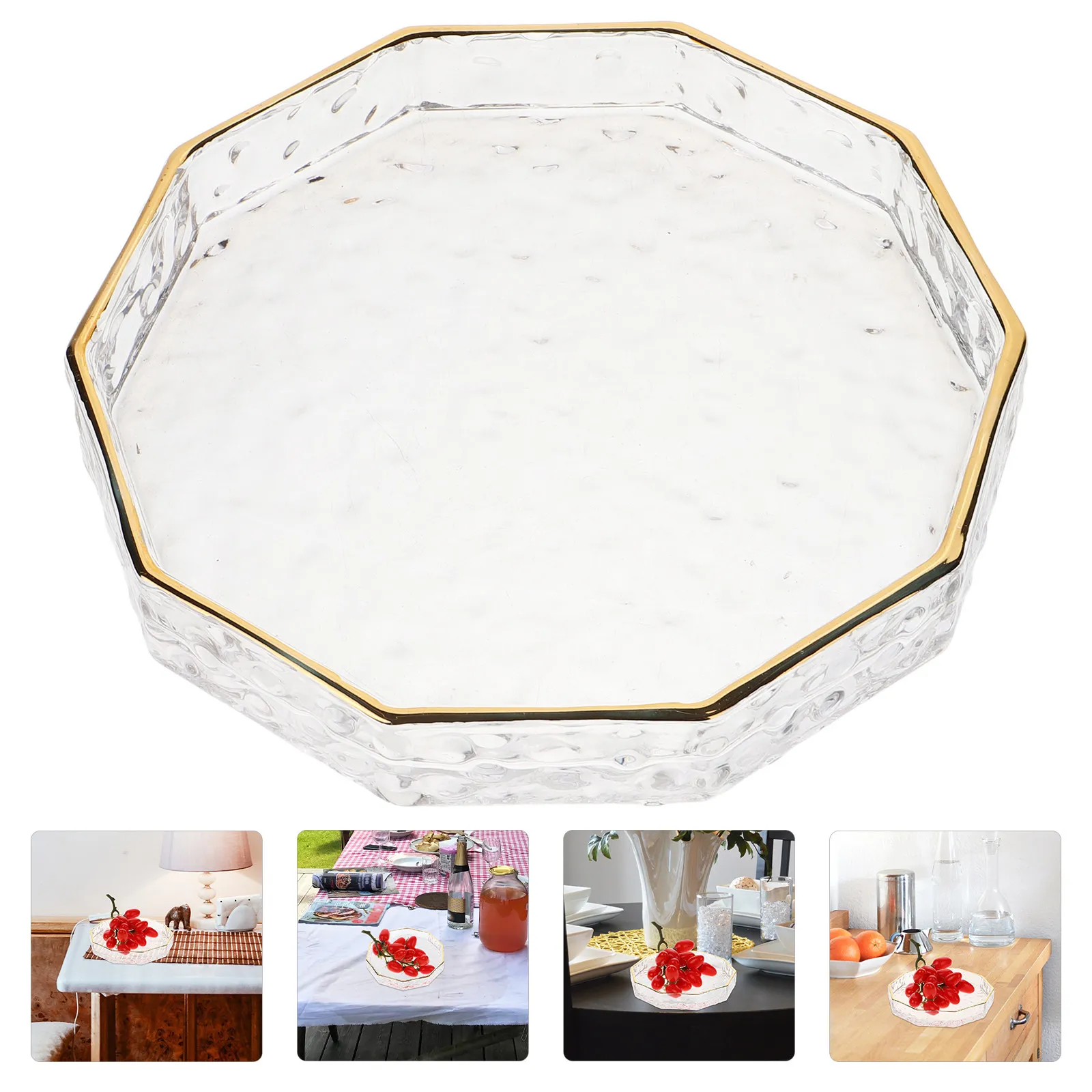 Gold Glass Fruit Tray Kitchen Snack Plate Dessert Serving Food Tray for Home Food Serving Plate Salad Plates
Gold Glass Fruit Tray Kitchen Snack Plate Dessert Serving Food Tray for Home Food Serving Plate Salad Plates