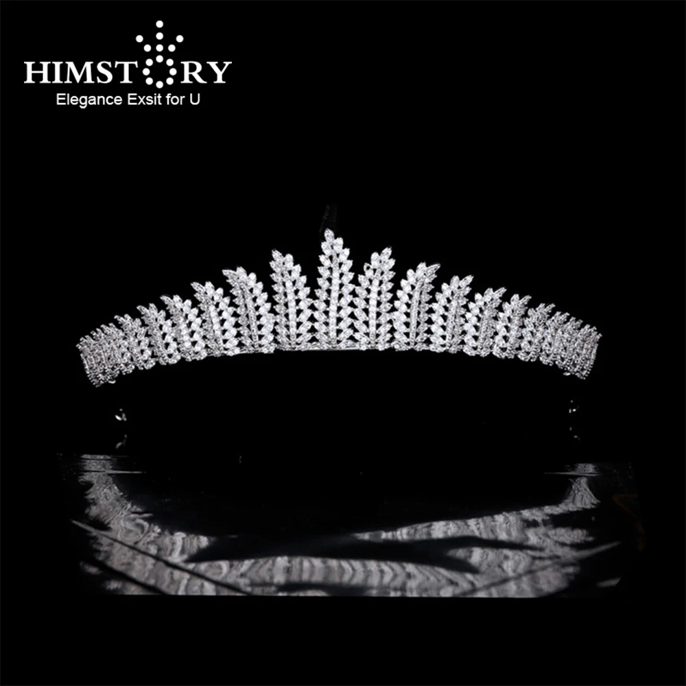 Himstory 5A Cubic Zirconia Hair Crowns Leaves Tiaras Wedding Headpieces Princess Elegant Simple Headwear Bridal Hair Accessories
Himstory 5A Cubic Zirconia Hair Crowns Leaves Tiaras Wedding Headpieces Princess Elegant Simple Headwear Bridal Hair Accessories