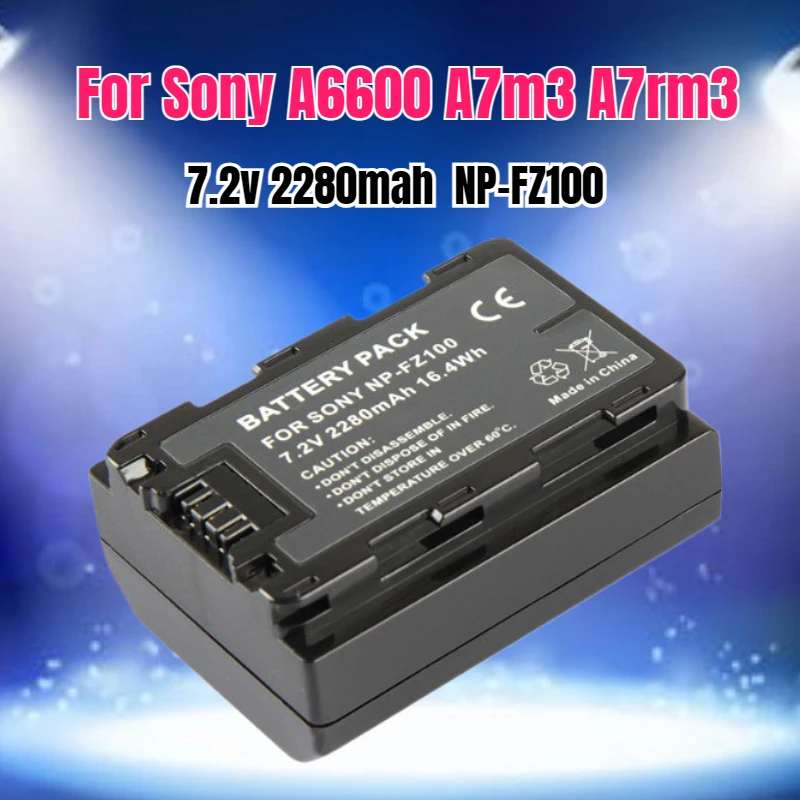 2280mah NP-FZ100 NPFZ100 Battery for Sony A6600 A7m3 A7rm3 A7r3 A9 A9R A7R A7 A7c A7r4 Camera Batteria
2280mah NP-FZ100 NPFZ100 Battery for Sony A6600 A7m3 A7rm3 A7r3 A9 A9R A7R A7 A7c A7r4 Camera Batteria