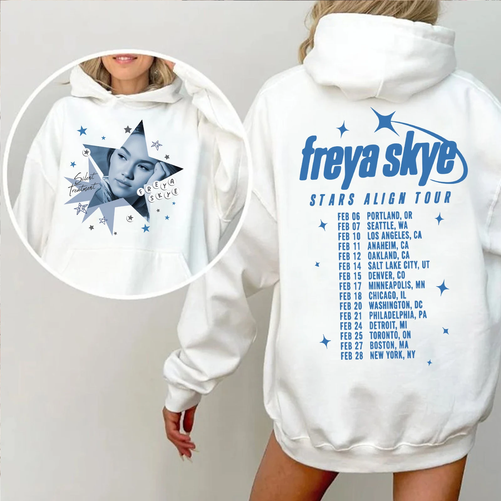Freya Skye Stars Align Tour 2026 Hoodie Man Woman Harajuku Freya Skye Concert Music Pullover Tops Sweatshirt
Freya Skye Stars Align Tour 2026 Hoodie Man Woman Harajuku Freya Skye Concert Music Pullover Tops Sweatshirt
