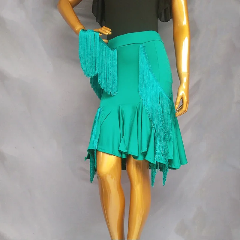New Latin Dance Skirt Female Adult Sexy Tassel Practice Skirts Cha-cha Samba Tango Jazz Latin Dance Suit Performance Costume
New Latin Dance Skirt Female Adult Sexy Tassel Practice Skirts Cha-cha Samba Tango Jazz Latin Dance Suit Performance Costume