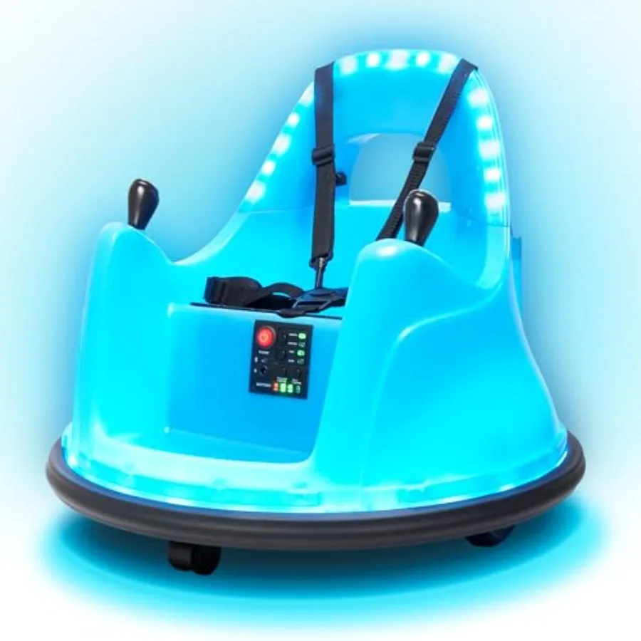 Усовершенствованный умный бампер-кар для малышей и детей 1,5-6 лет, 12В, 2 скорости, электрический, с пультом ДУ и управлением через приложение, LE
Усовершенствованный умный бампер-кар для малышей и детей 1,5-6 лет, 12В, 2 скорости, электрический, с пультом ДУ и управлением через приложение, LE