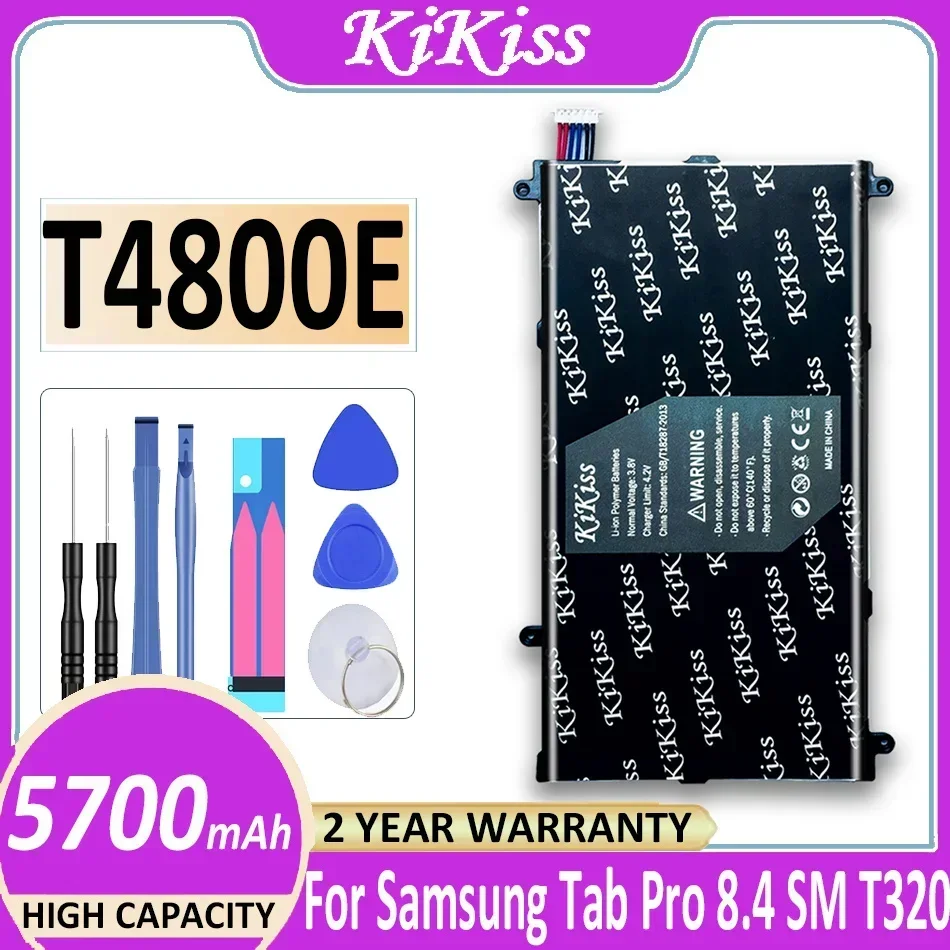 Аккумулятор для планшета Samsung Galaxy Tab Pro 8,4 SM T320 T321 T325 T4800E T4800C 5700 мАч
Аккумулятор для планшета Samsung Galaxy Tab Pro 8,4 SM T320 T321 T325 T4800E T4800C 5700 мАч