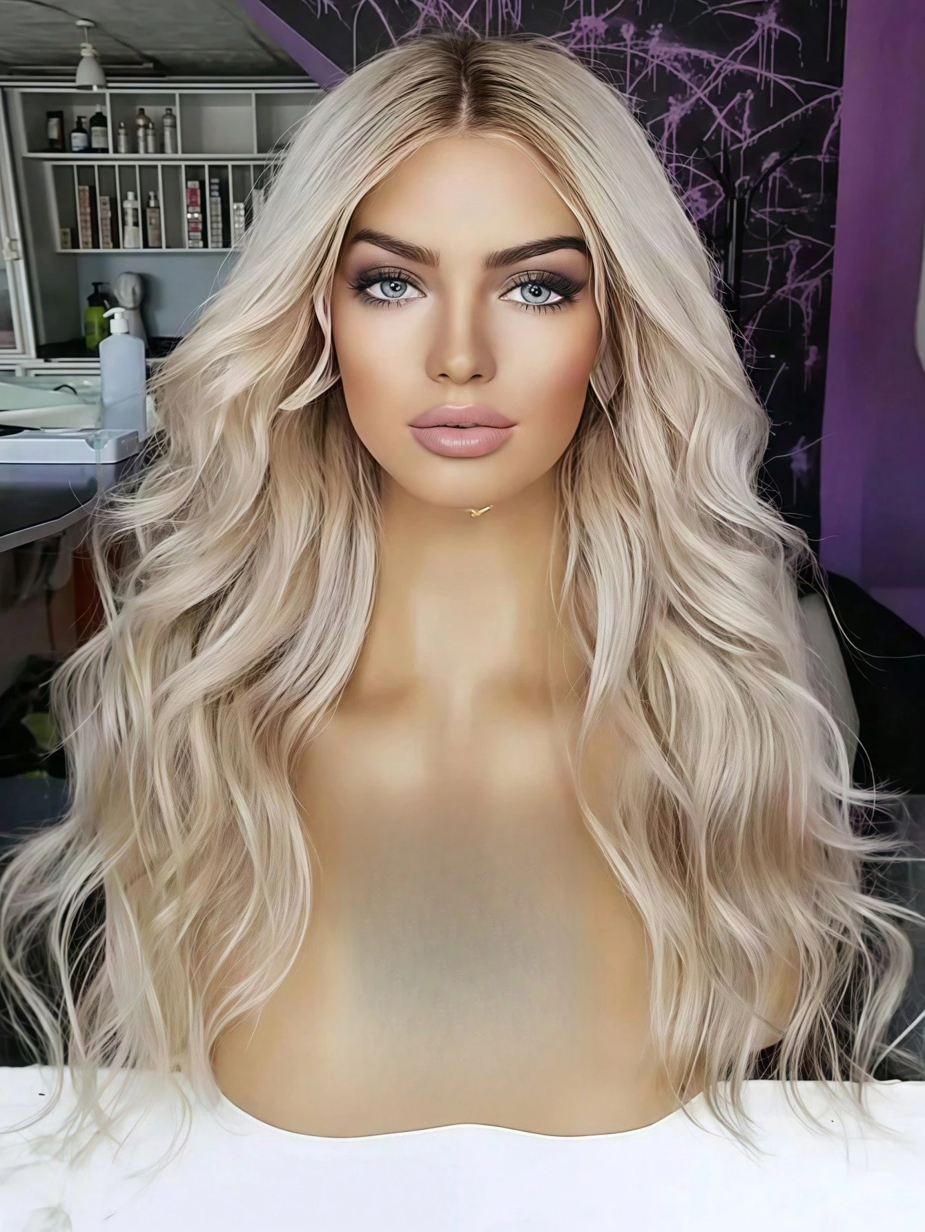 200 Density Ombre Platinum Blonde Curly Lace Front Wigs Human Hair 13x4 HD Transparent Curly Wigs Pre Plucked Glueless for Women
200 Density Ombre Platinum Blonde Curly Lace Front Wigs Human Hair 13x4 HD Transparent Curly Wigs Pre Plucked Glueless for Women