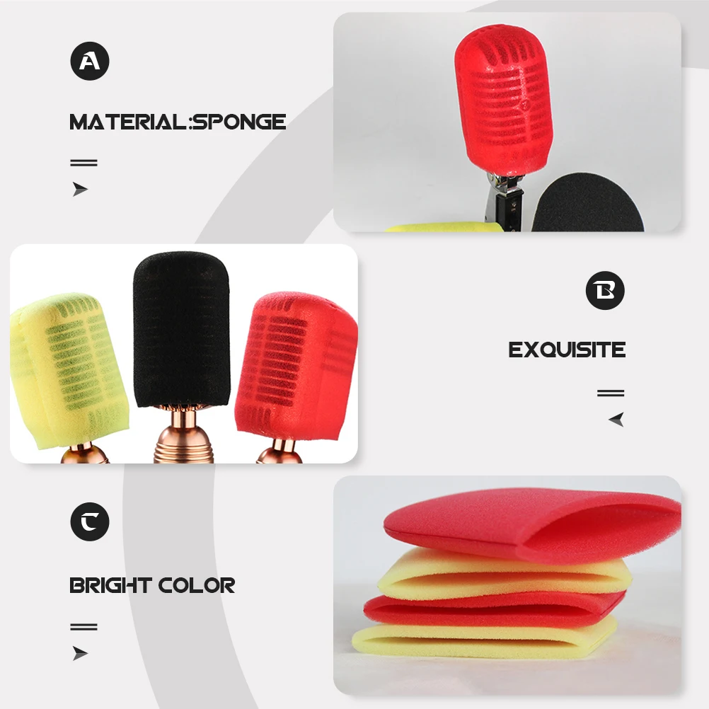 12 Pcs Microphone Case Screen Sleeve Windscreens Sponge Cover Mesh Disposable Covers
12 Pcs Microphone Case Screen Sleeve Windscreens Sponge Cover Mesh Disposable Covers