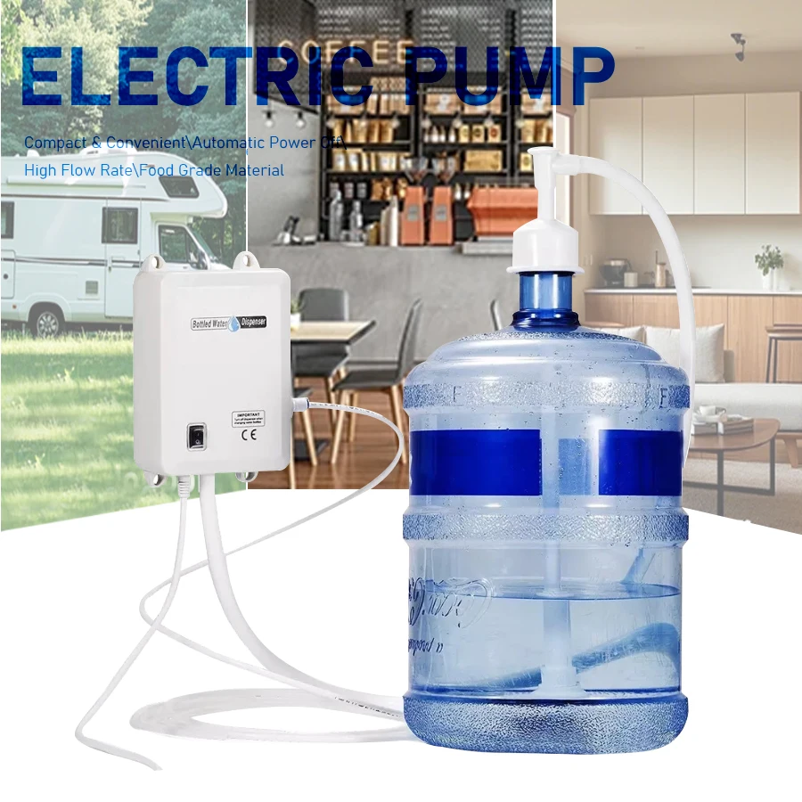 Automatic Electric Water Dispenser Pump Self-priming Gallon Bottle Portable Coffee Drinking Bottle Switch Pump Home Office Use
Automatic Electric Water Dispenser Pump Self-priming Gallon Bottle Portable Coffee Drinking Bottle Switch Pump Home Office Use