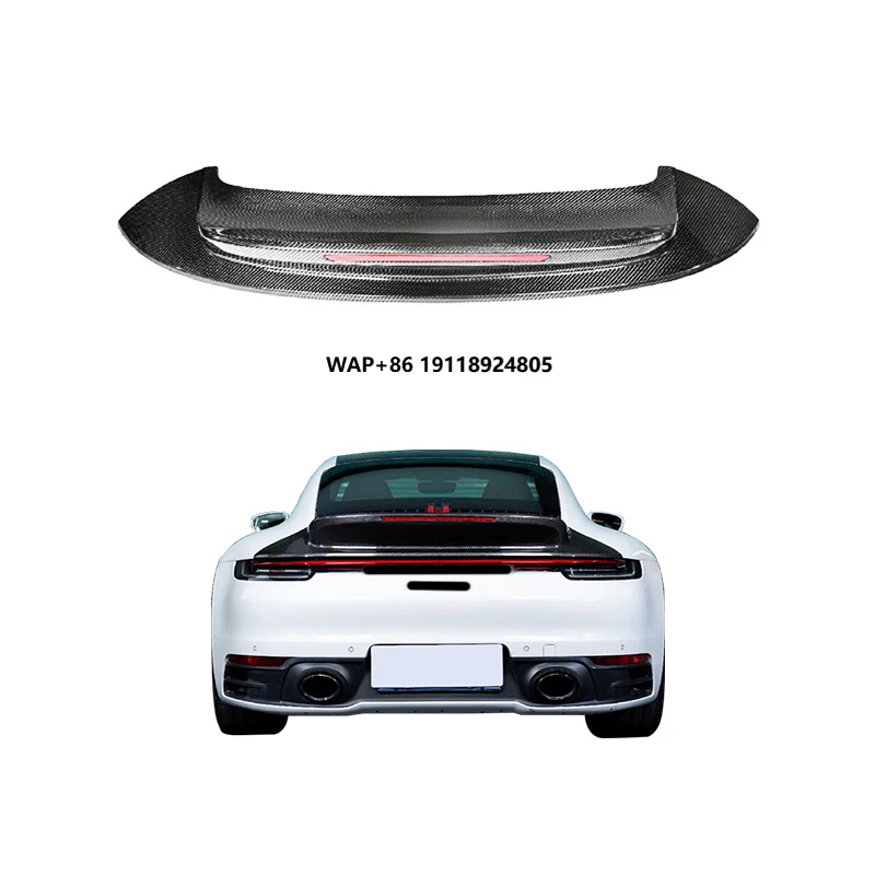 Car Modification Body Kit Car Spoiler Car Fixed Rear Wing Carbon Fiber Tail Fin for PAG 911 2020-2024 992
Car Modification Body Kit Car Spoiler Car Fixed Rear Wing Carbon Fiber Tail Fin for PAG 911 2020-2024 992
