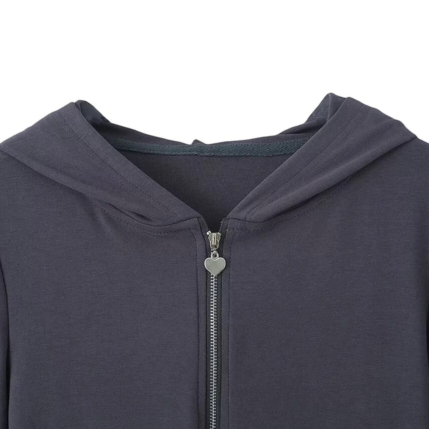 Women's Casual Sle Zipper Hooded Jaet Heart Pattern Knot ort Coat Autumn New Arrival Z Slim Fit Long Sve
Women's Casual Sle Zipper Hooded Jaet Heart Pattern Knot ort Coat Autumn New Arrival Z Slim Fit Long Sve