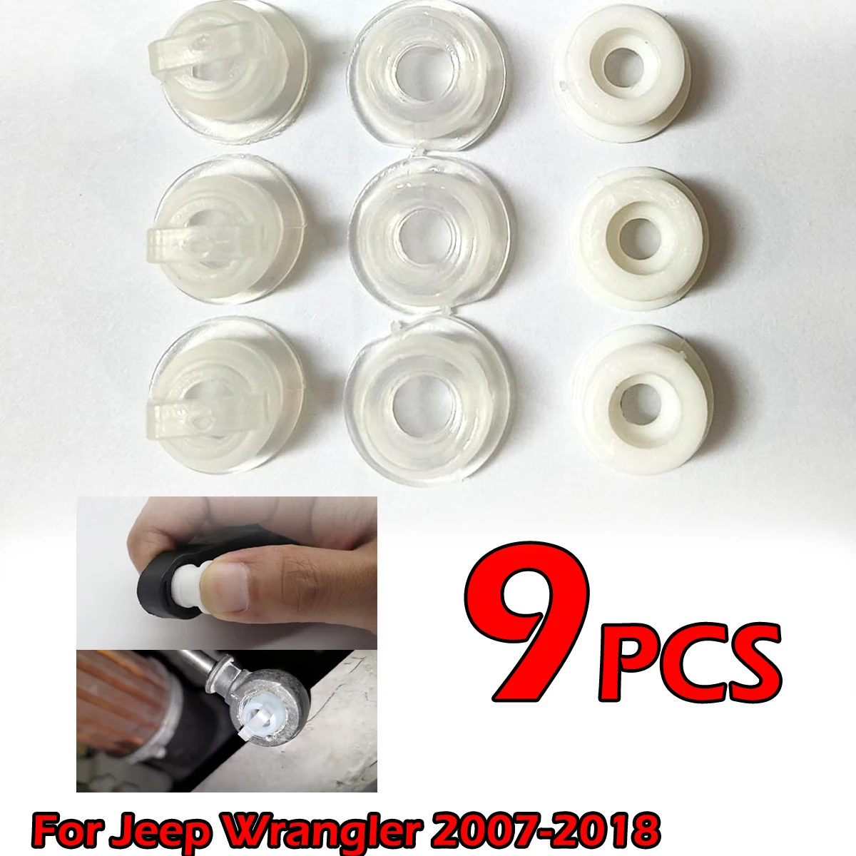 9Pc Gear Shifter Cable Bushing Shift Linkage End Repair For Jeep Wrangler 2007 2008 2009 2010 2011 2012 2013 2014 2015 2016-2018
9Pc Gear Shifter Cable Bushing Shift Linkage End Repair For Jeep Wrangler 2007 2008 2009 2010 2011 2012 2013 2014 2015 2016-2018