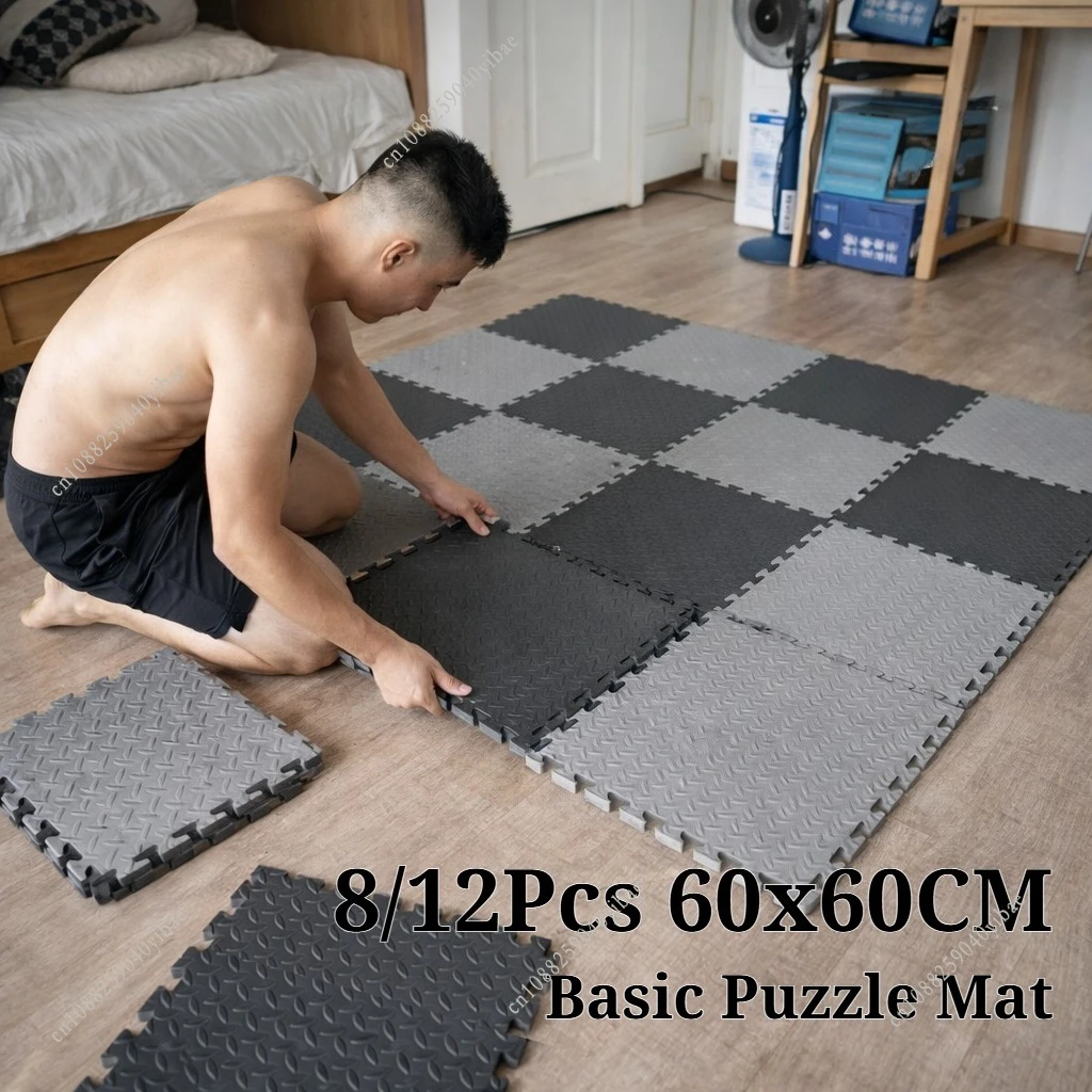 60x60CM EVA Leaf Grain Floor Basic Puzzle Mat 8/12Pcs Yoga Fitness Non-Slip Splicing Rug Sports Gym Mat for Rental House Bedroom
60x60CM EVA Leaf Grain Floor Basic Puzzle Mat 8/12Pcs Yoga Fitness Non-Slip Splicing Rug Sports Gym Mat for Rental House Bedroom
