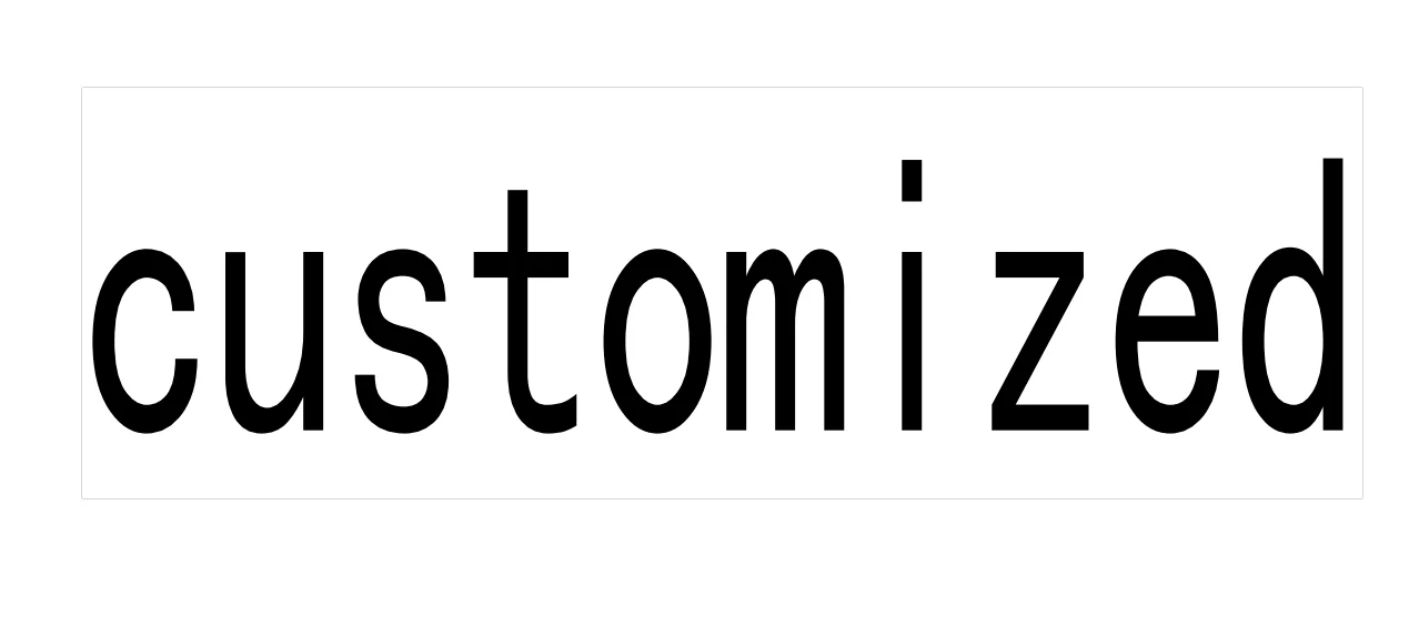 Support customization for customers
Support customization for customers