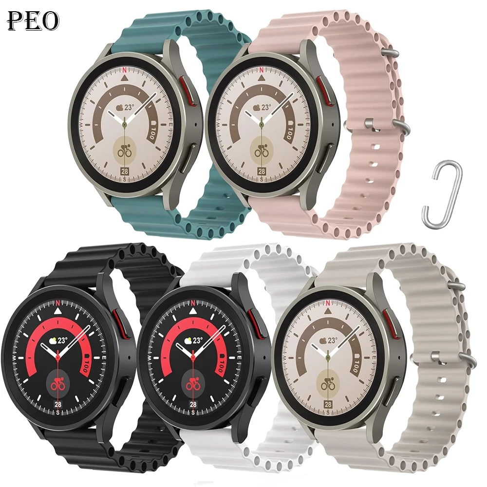 Силиконовый ремешок Ocean для Samsung Galaxy Watch 4-6-classic/5-Pro/active 2/Gear S3, браслет для Huawei watch GT 4-3-pro-2, 22 мм 20 мм
Силиконовый ремешок Ocean для Samsung Galaxy Watch 4-6-classic/5-Pro/active 2/Gear S3, браслет для Huawei watch GT 4-3-pro-2, 22 мм 20 мм