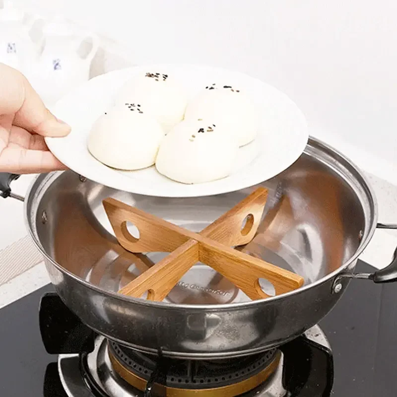 Cross Tray Holder Wooden Removable Table Mat Anti-Heat Steam Table Mat Household Kitchen Anti-Slip Wooden Mat Gadget
Cross Tray Holder Wooden Removable Table Mat Anti-Heat Steam Table Mat Household Kitchen Anti-Slip Wooden Mat Gadget