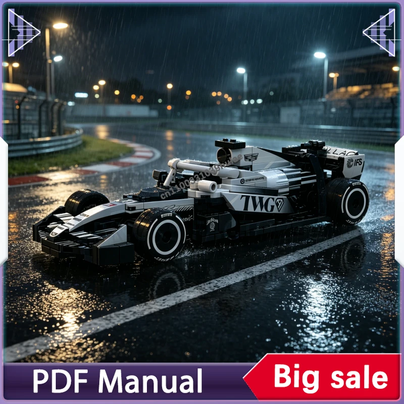 MAC-26 Sports Racing Car MOC Building Blocks, Futuristic Race Car Craft, High-performance Sports Car Model for Creative Assembly
MAC-26 Sports Racing Car MOC Building Blocks, Futuristic Race Car Craft, High-performance Sports Car Model for Creative Assembly