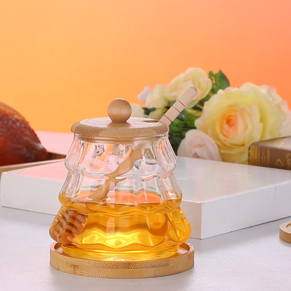 Exquisite Glass Tree Shape Honey Jar with Lid Heat Resistant Jam Jar Wood Stirring Rod Clear Honey Container Dining Table
Exquisite Glass Tree Shape Honey Jar with Lid Heat Resistant Jam Jar Wood Stirring Rod Clear Honey Container Dining Table