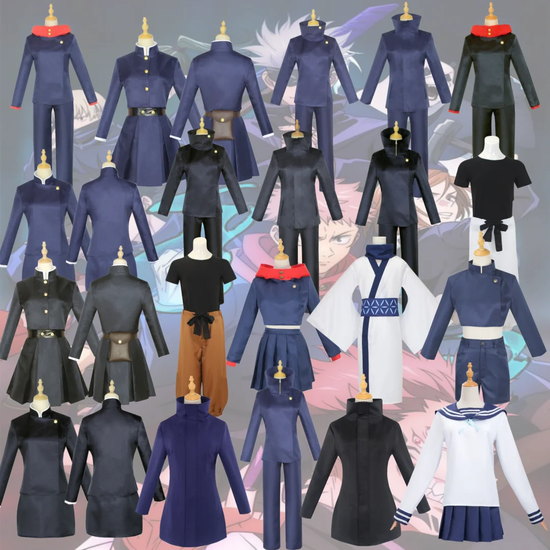 JJK anime men's and women's cosplay uniforms complete set of anime role-playing costumes exhibition special school uniforms suit
JJK anime men's and women's cosplay uniforms complete set of anime role-playing costumes exhibition special school uniforms suit