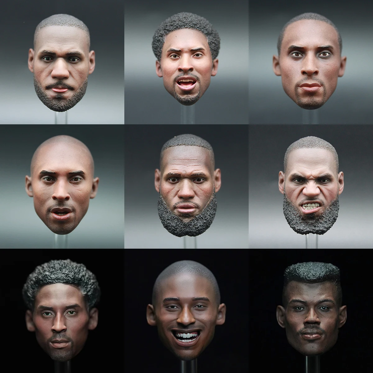 High Quality 1/6 Basketball Star Head Sculpt Carving Model Fit 12'' Male Soldier Action Figure Body Dolls
High Quality 1/6 Basketball Star Head Sculpt Carving Model Fit 12'' Male Soldier Action Figure Body Dolls