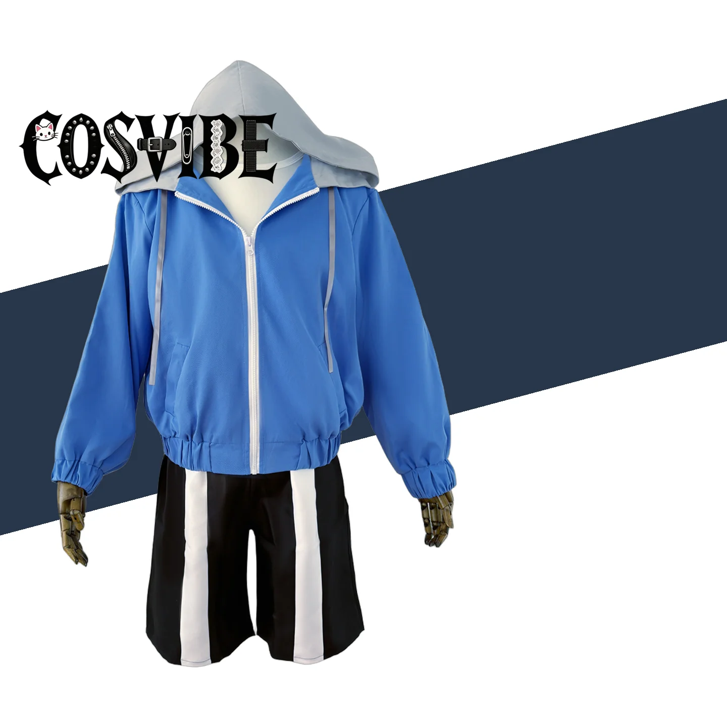 Undertale Sans Cosplay - Skeleton Brothers Blue Hooded Coat Sportswear Jacket Full Set Adult Halloween
Undertale Sans Cosplay - Skeleton Brothers Blue Hooded Coat Sportswear Jacket Full Set Adult Halloween