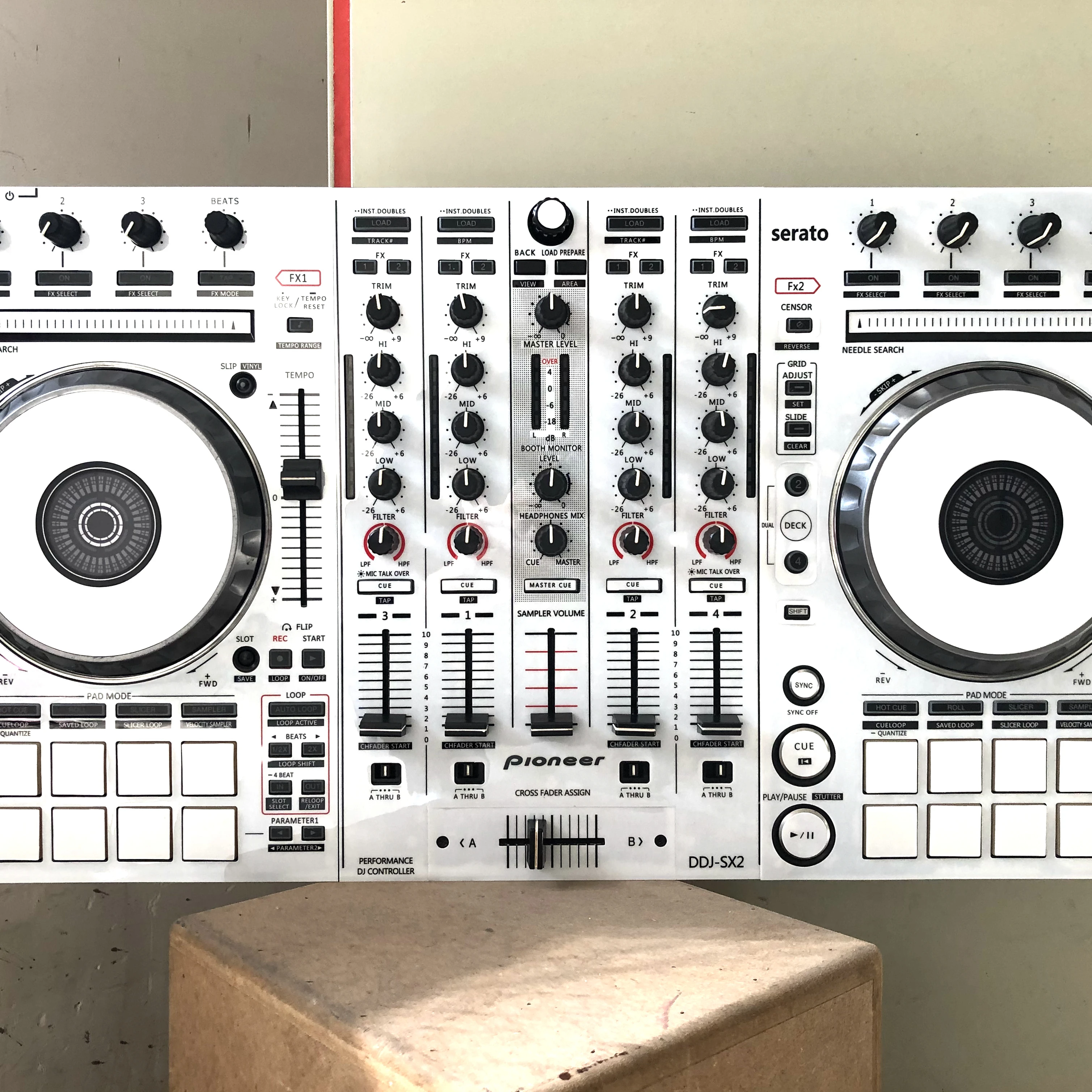 DDJ SX2 sticker skins controller PC protective sticker skin brushed silver
DDJ SX2 sticker skins controller PC protective sticker skin brushed silver