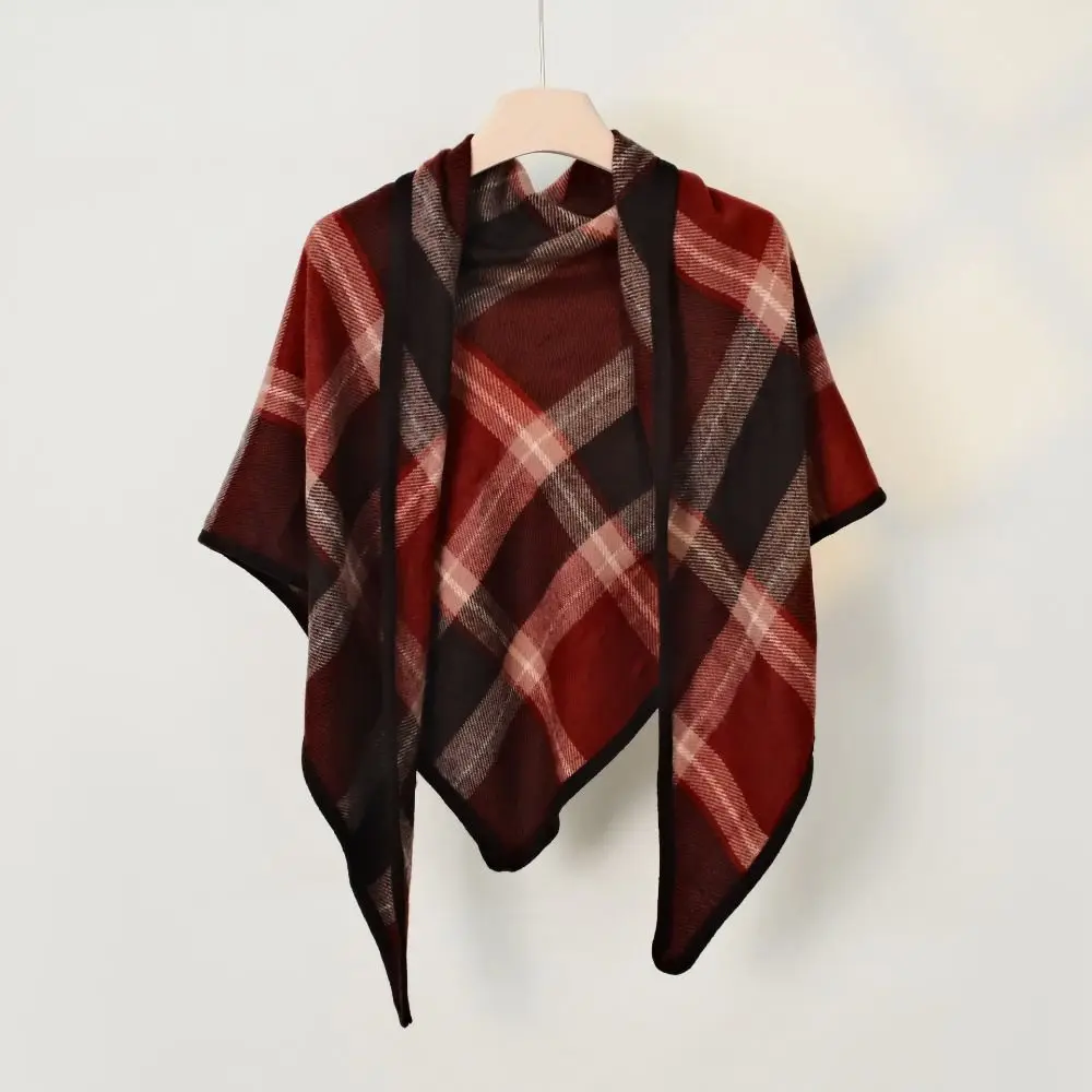 Fashion College Style Women's Scarf Warmth Faux Cashmere Large Triangle Scarf Plaid Shawl Autumn Winter
Fashion College Style Women's Scarf Warmth Faux Cashmere Large Triangle Scarf Plaid Shawl Autumn Winter