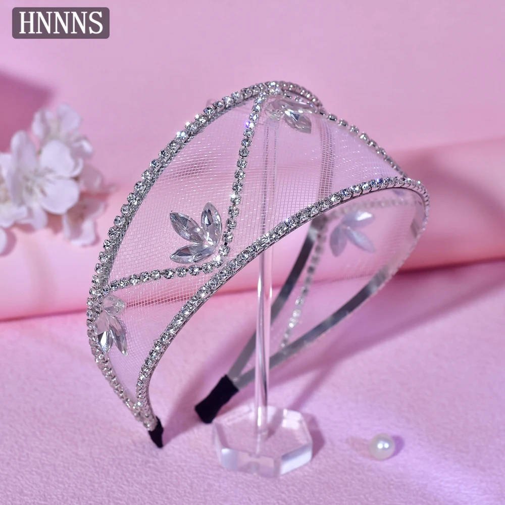 HNNNS Luxury Bridal Headdress Handmade Rhinestone Headpiece Wide Brimmed Mesh Hairband Party Shiny Hair Accessories Headband A05
HNNNS Luxury Bridal Headdress Handmade Rhinestone Headpiece Wide Brimmed Mesh Hairband Party Shiny Hair Accessories Headband A05