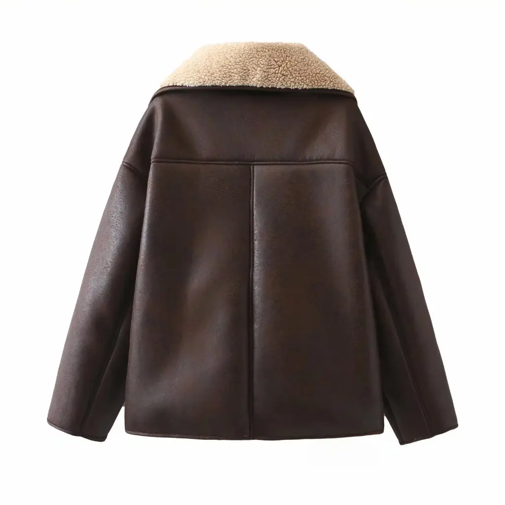 Winter Women's Casual Double-Sided Lapel Jacket Coat Lamb Wool Blend European American Style by Wholesale
Winter Women's Casual Double-Sided Lapel Jacket Coat Lamb Wool Blend European American Style by Wholesale