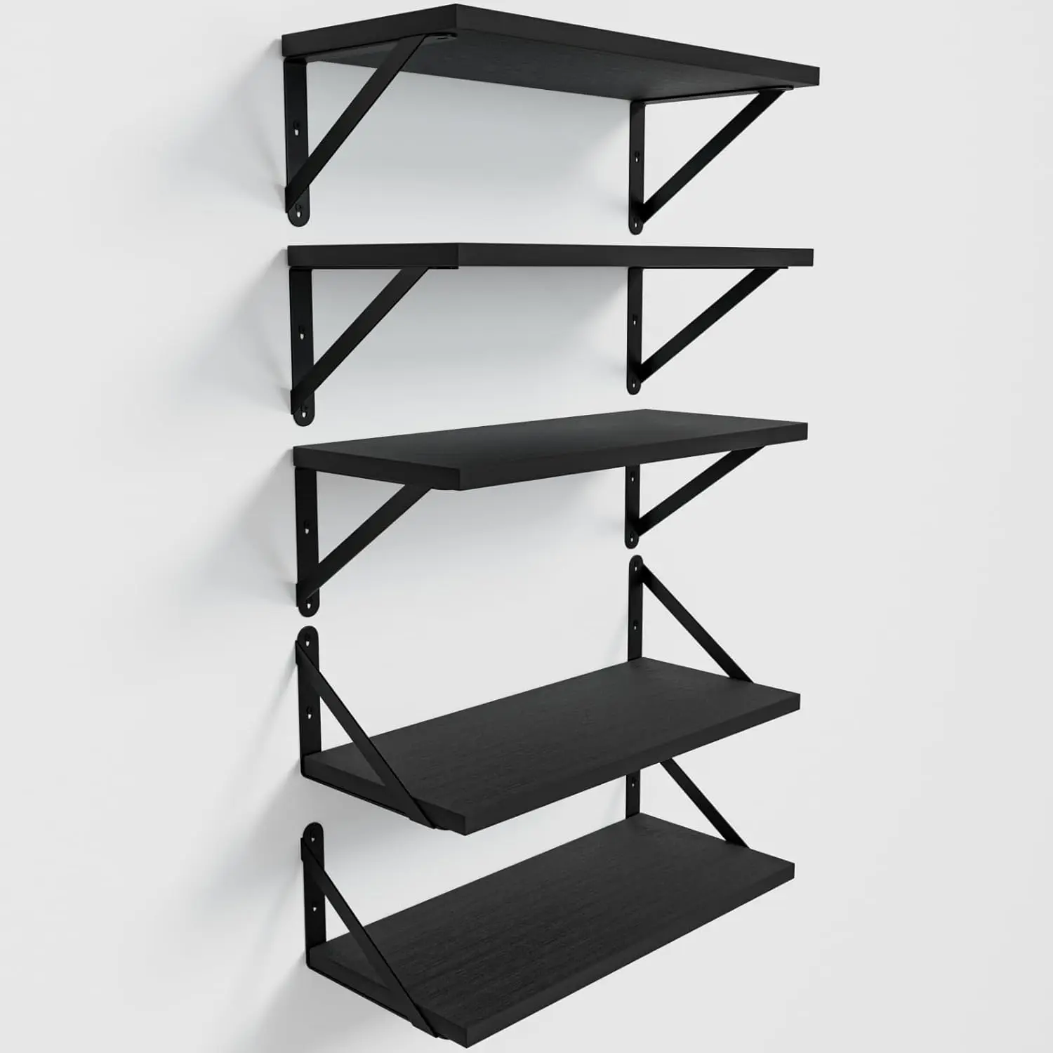 Wall Shelves 7.3" Deep Set of 5, Solid Paulownia Wood Wider Longer Sturdy Easy to Install Wall Mounted Bookshelves Stor
Wall Shelves 7.3" Deep Set of 5, Solid Paulownia Wood Wider Longer Sturdy Easy to Install Wall Mounted Bookshelves Stor