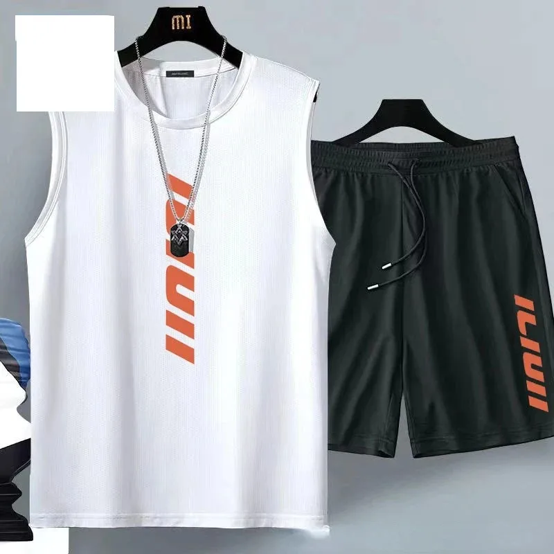 Men's summer clothing, casual basketball wear, street sportswear
Men's summer clothing, casual basketball wear, street sportswear