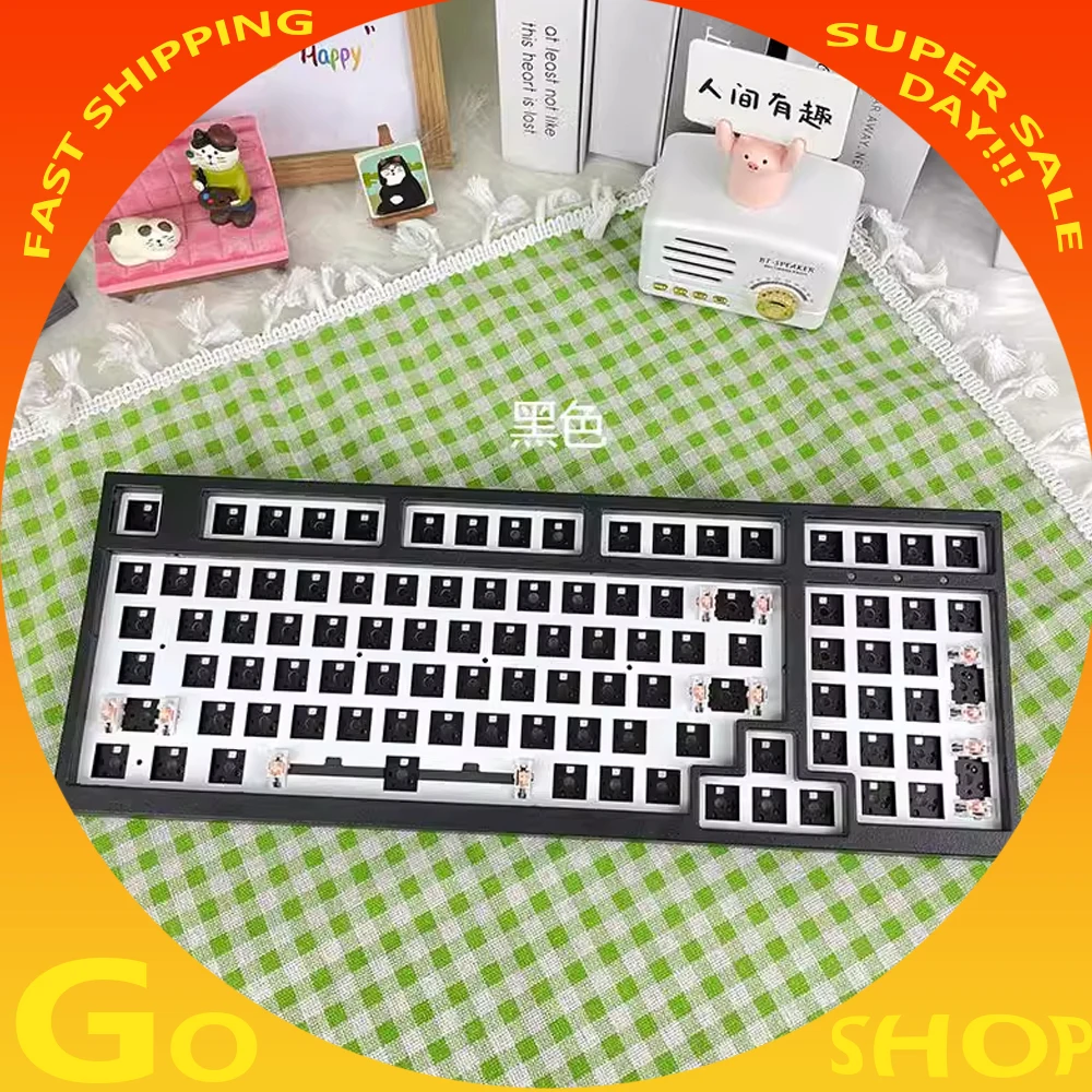 108% Mechanical Keyboard Kit T108 Keyboard Kit Three Modes Gasket Customized Hot Swappable Pcb Rgb Keydous Type C PC Accessary
108% Mechanical Keyboard Kit T108 Keyboard Kit Three Modes Gasket Customized Hot Swappable Pcb Rgb Keydous Type C PC Accessary