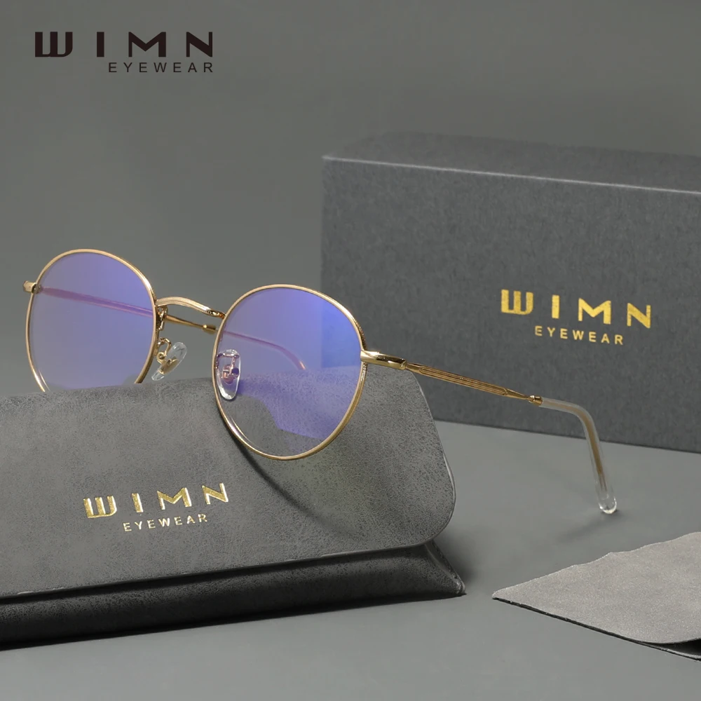WIMN Fashion Blue Light Blocking Glasses Writing Protection Eyewear Vintage Alloy Frame Classic Casual Eyeglasses
WIMN Fashion Blue Light Blocking Glasses Writing Protection Eyewear Vintage Alloy Frame Classic Casual Eyeglasses