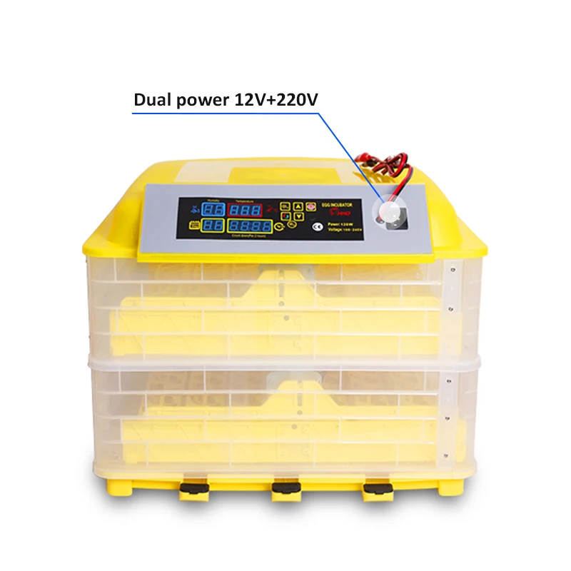 Dual Power 96 Eggs Hatcher, WONEGG/HHD Full Automatic Incubator
Dual Power 96 Eggs Hatcher, WONEGG/HHD Full Automatic Incubator