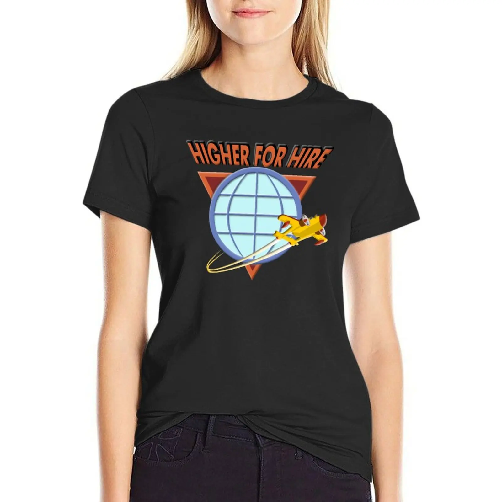 Higher For Hire T-Shirt graphics anime clothes Aesthetic clothing female western t shirts for Women
Higher For Hire T-Shirt graphics anime clothes Aesthetic clothing female western t shirts for Women