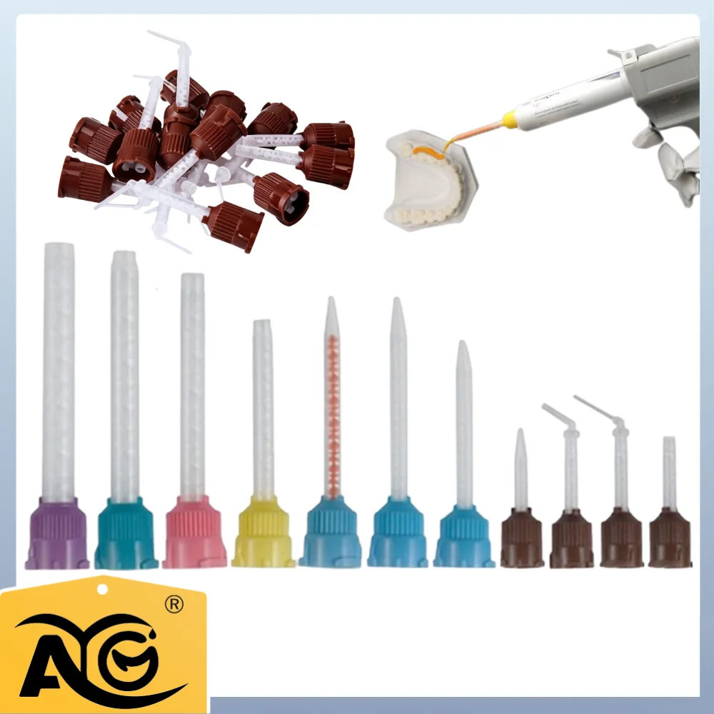 AG 100pcs Dental Materials Dentistry Silicone Rubber Conveying Mixing Head Disposable Impression Nozzles Mixing Tips Mixing Tube
AG 100pcs Dental Materials Dentistry Silicone Rubber Conveying Mixing Head Disposable Impression Nozzles Mixing Tips Mixing Tube
