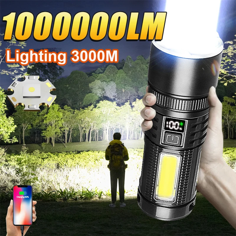 НОВЫЙ мощный фонарик, супер яркий портативный фонарь со встроенной батареей, USB перезаряжаемый светодиодный фонарик, уличная лампа для рыбалки и кемпинга
НОВЫЙ мощный фонарик, супер яркий портативный фонарь со встроенной батареей, USB перезаряжаемый светодиодный фонарик, уличная лампа для рыбалки и кемпинга
