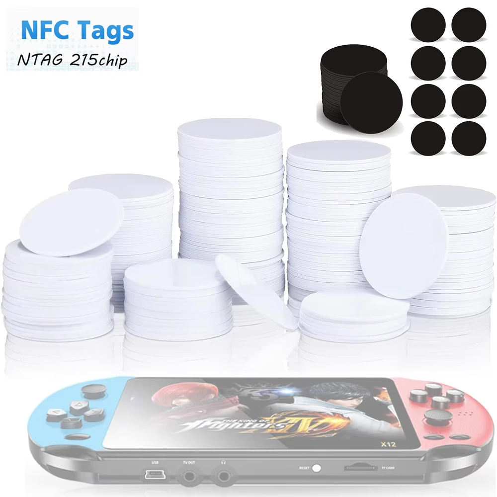 NFC Coin 215 Cards NTAG215 NFC Round Cards NFC 215 Card Tag 504 Byte Compatible with TagMo NFC Enabled Mobile Phones and Devices
NFC Coin 215 Cards NTAG215 NFC Round Cards NFC 215 Card Tag 504 Byte Compatible with TagMo NFC Enabled Mobile Phones and Devices