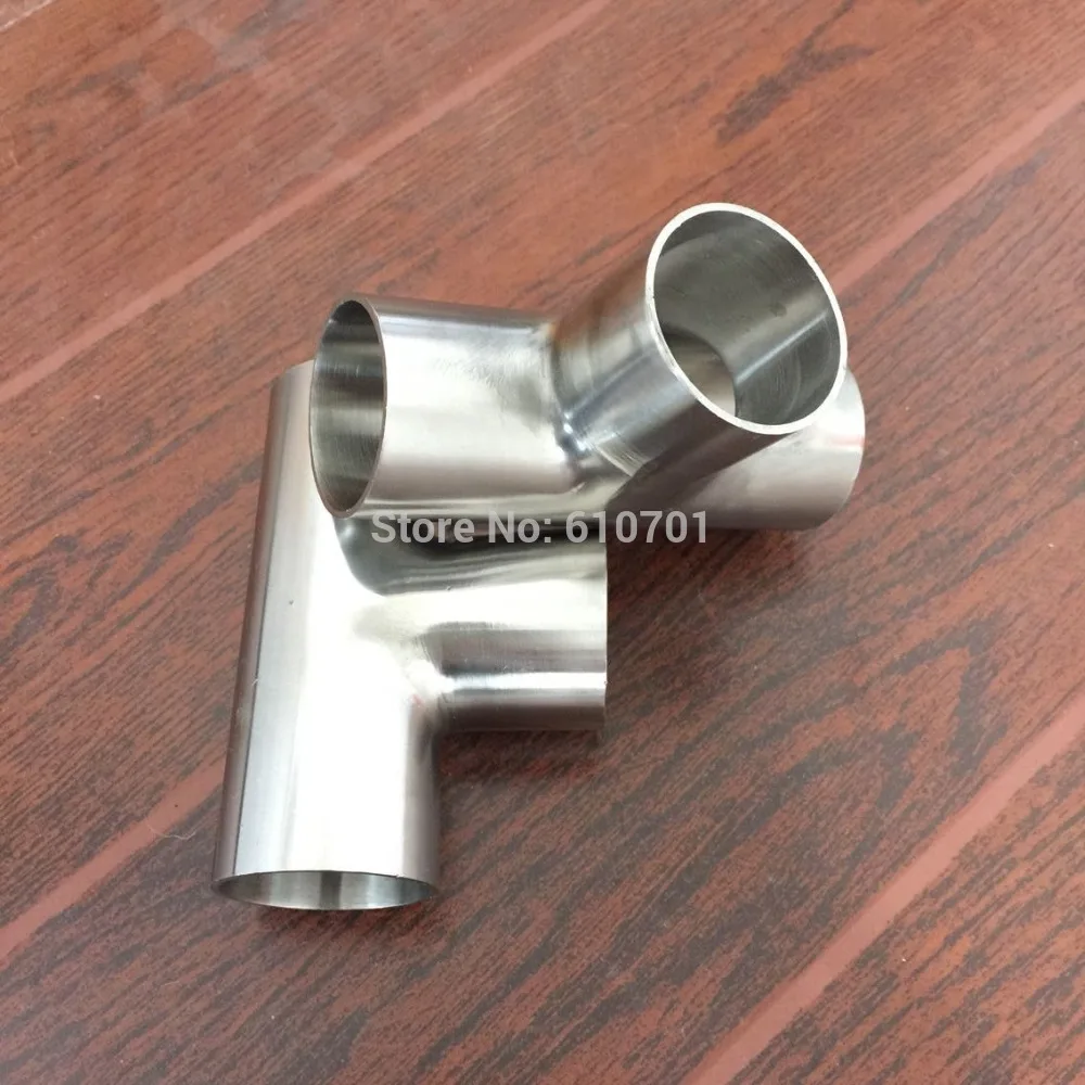 2pcs OD 38mm 1.5'' Sanitary Weld TEE 3 Way Pipe Fitting Stainless Steel 304 New
2pcs OD 38mm 1.5'' Sanitary Weld TEE 3 Way Pipe Fitting Stainless Steel 304 New
