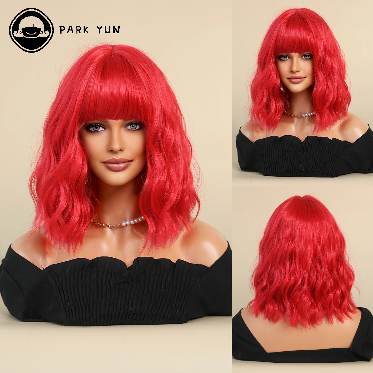 Fire Red Short Wave Hair Synthetic Wigs for Women Girls Y2K Lolita Cosplay Wig with Bangs Party Sexy Statement Hair Accessories
Fire Red Short Wave Hair Synthetic Wigs for Women Girls Y2K Lolita Cosplay Wig with Bangs Party Sexy Statement Hair Accessories