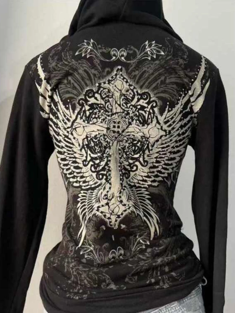 American Vintage Outwear Slim Pattern Long Sleeve High Street Pure Color Print Fashion Subculture Hooded Woamn 2000s Autumn
American Vintage Outwear Slim Pattern Long Sleeve High Street Pure Color Print Fashion Subculture Hooded Woamn 2000s Autumn