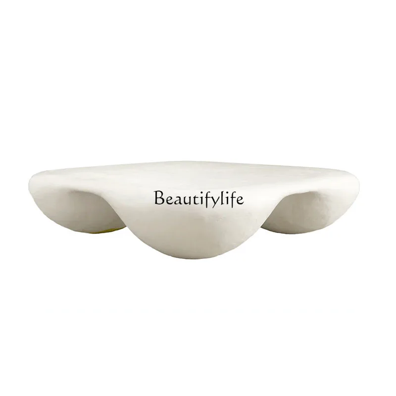 Wabi Sabi wind fiberglass coffee table small apartment household ancient recipe
Wabi Sabi wind fiberglass coffee table small apartment household ancient recipe