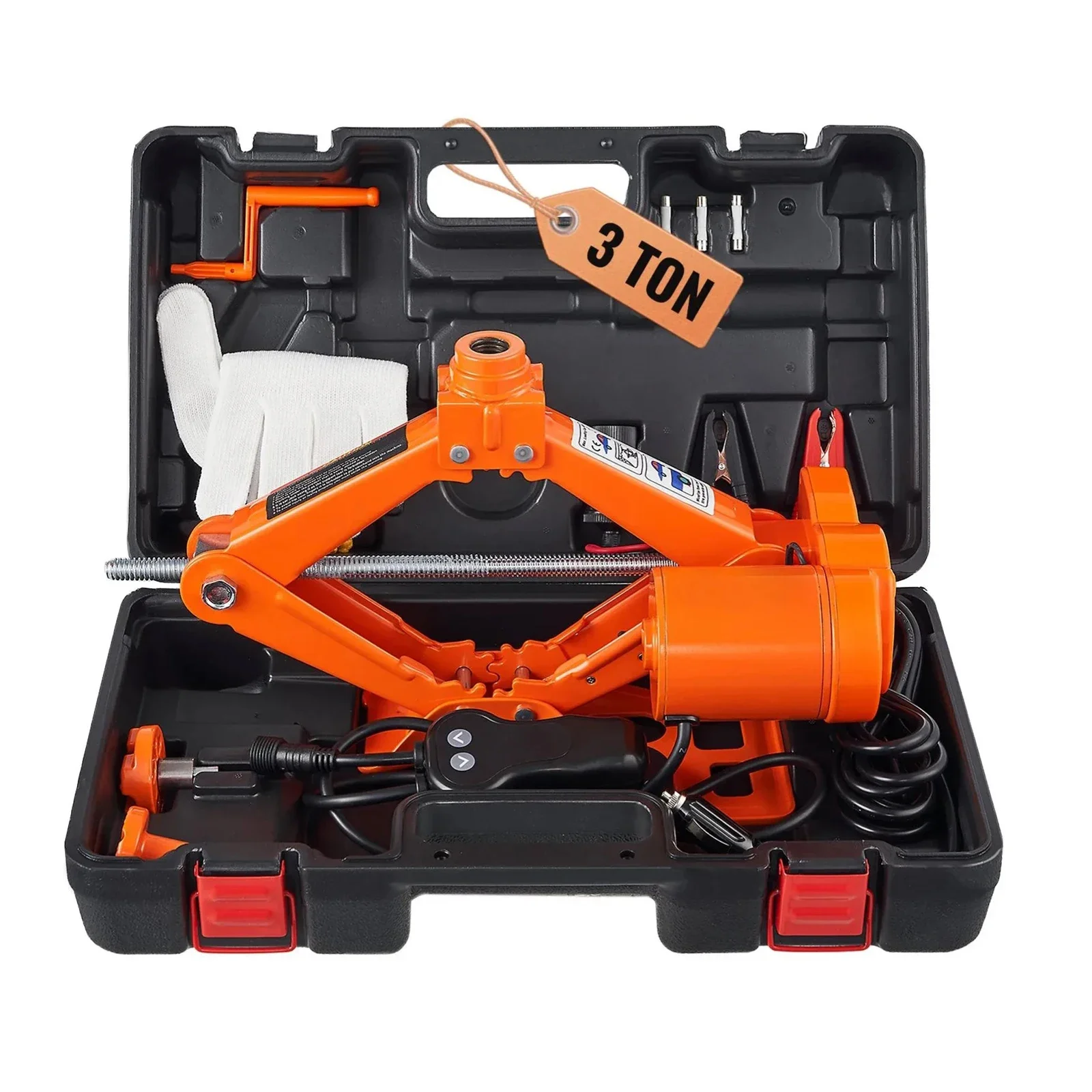 SIHAO Electric Hydraulic Car Jack Kit 3 Ton 12V Portable with Impact Wrench and Tire Inflator Pump for SUV Sedan Truck Repair
SIHAO Electric Hydraulic Car Jack Kit 3 Ton 12V Portable with Impact Wrench and Tire Inflator Pump for SUV Sedan Truck Repair