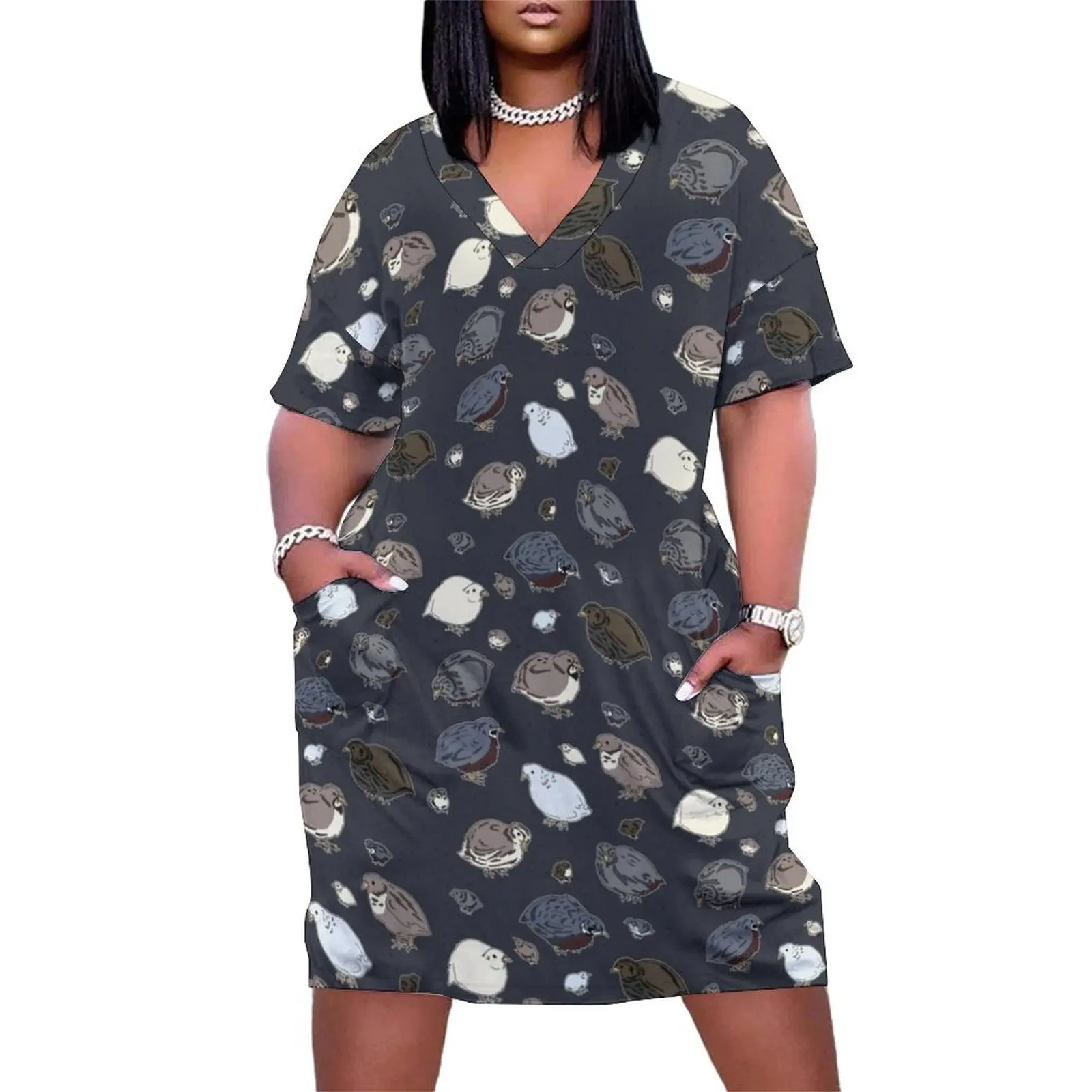 Button Quail Pattern Loose Pocket Dress luxury evening dress woman for wedding dresses korean style
Button Quail Pattern Loose Pocket Dress luxury evening dress woman for wedding dresses korean style