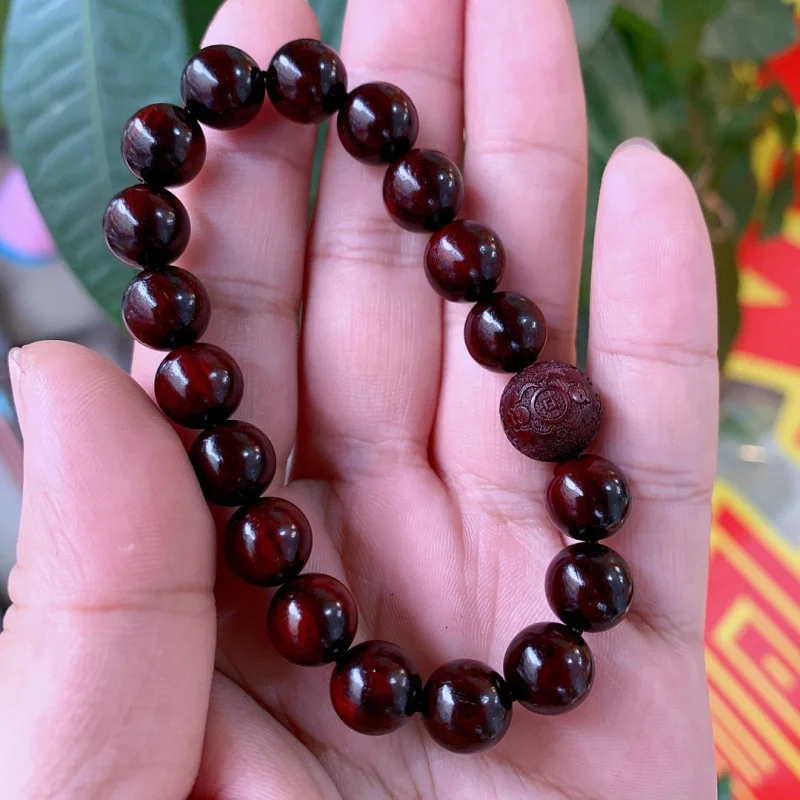 Authentic Indian small-leaf 10-bead , vintage rosewood bracelet, unisex accessory, cultural and artistic craft
Authentic Indian small-leaf 10-bead , vintage rosewood bracelet, unisex accessory, cultural and artistic craft