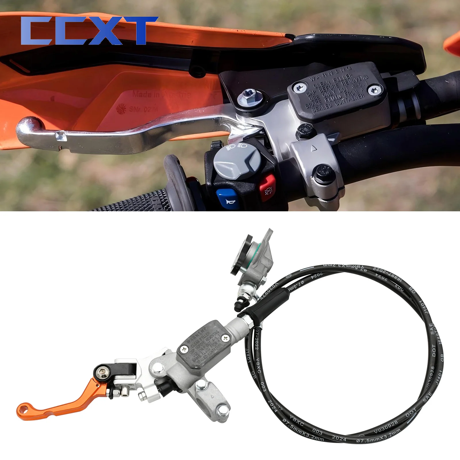 Motorcycle Hydraulic Clutch Master Cylinder Assembly Oil Hose Pipe For Husqvarna TE FE TX FX TC FC For KTM EXC EXCF SX SXF XC
Motorcycle Hydraulic Clutch Master Cylinder Assembly Oil Hose Pipe For Husqvarna TE FE TX FX TC FC For KTM EXC EXCF SX SXF XC