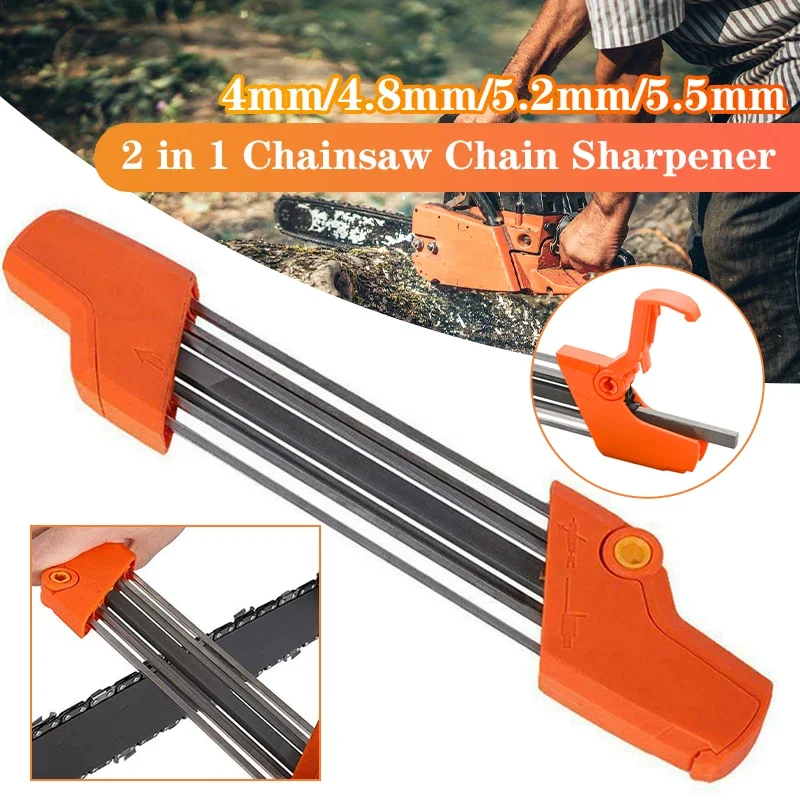 2in1 Chain Sharpener Chains Grinding Tool Manual Chainsaw Sharpener File Grind Fits Chain Saw File 4.0/4.8/5.2/5.5mm Whetstone
2in1 Chain Sharpener Chains Grinding Tool Manual Chainsaw Sharpener File Grind Fits Chain Saw File 4.0/4.8/5.2/5.5mm Whetstone